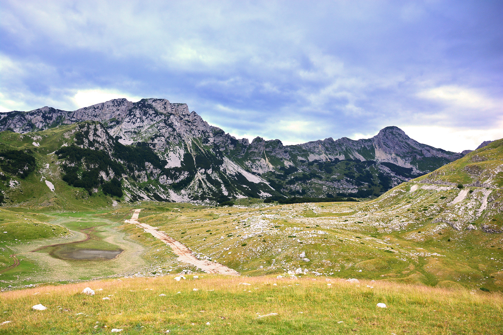 Die Berge des Durmitor-Nationalparks