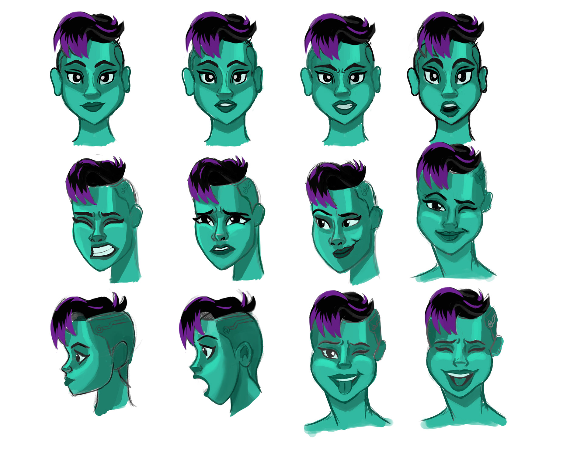 Facial expressions