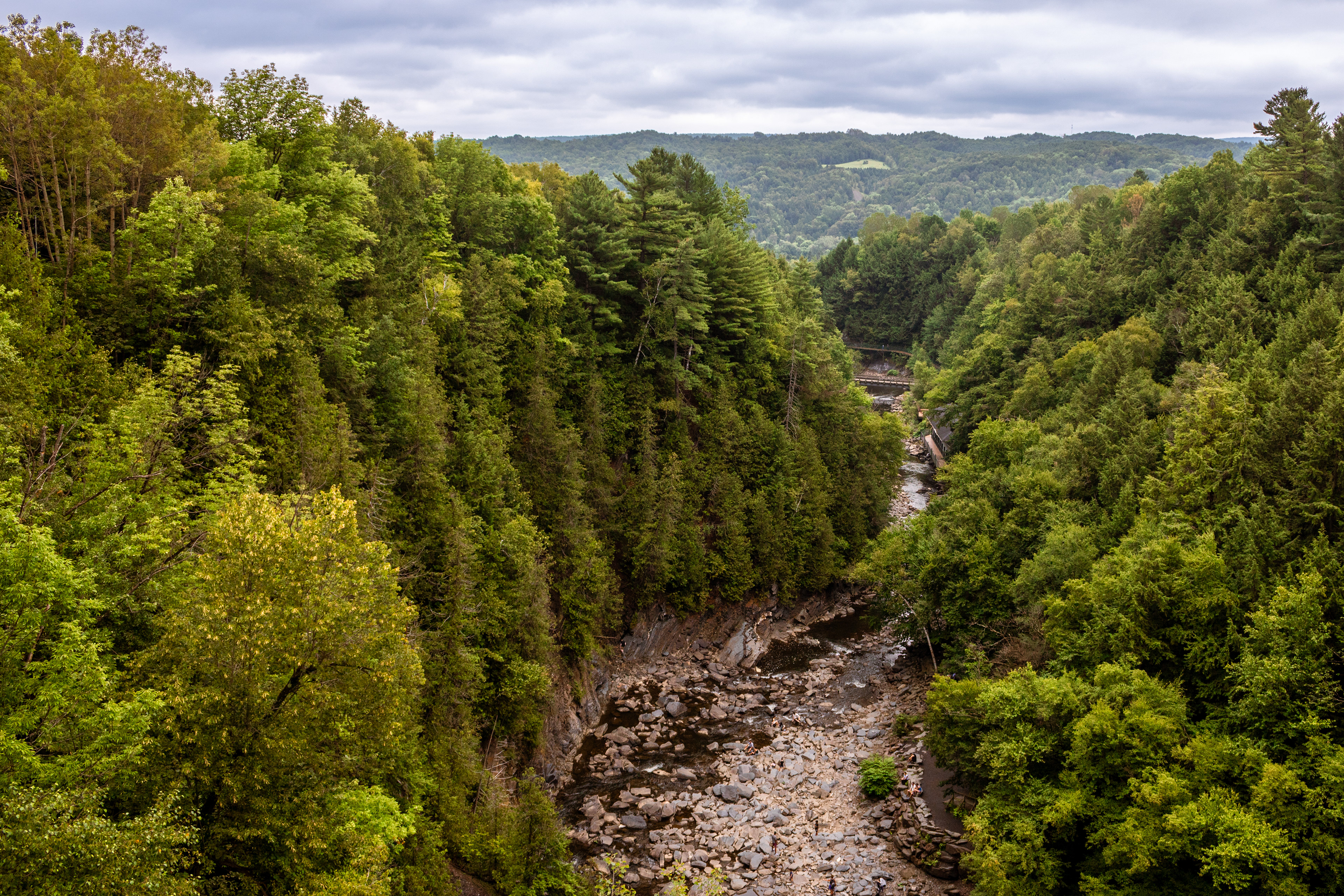 Down the Middle | (Coaticook, Canada)