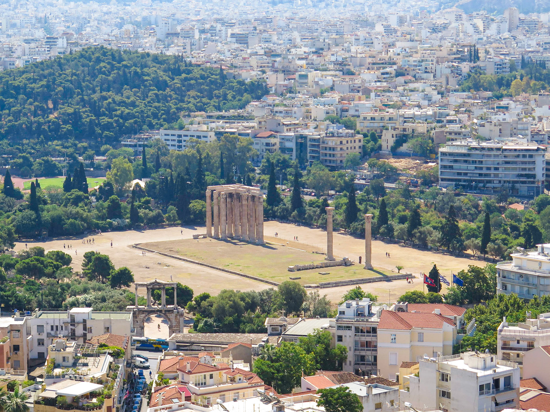 Pillars | (Temple of Olympian Zeus, Athens)