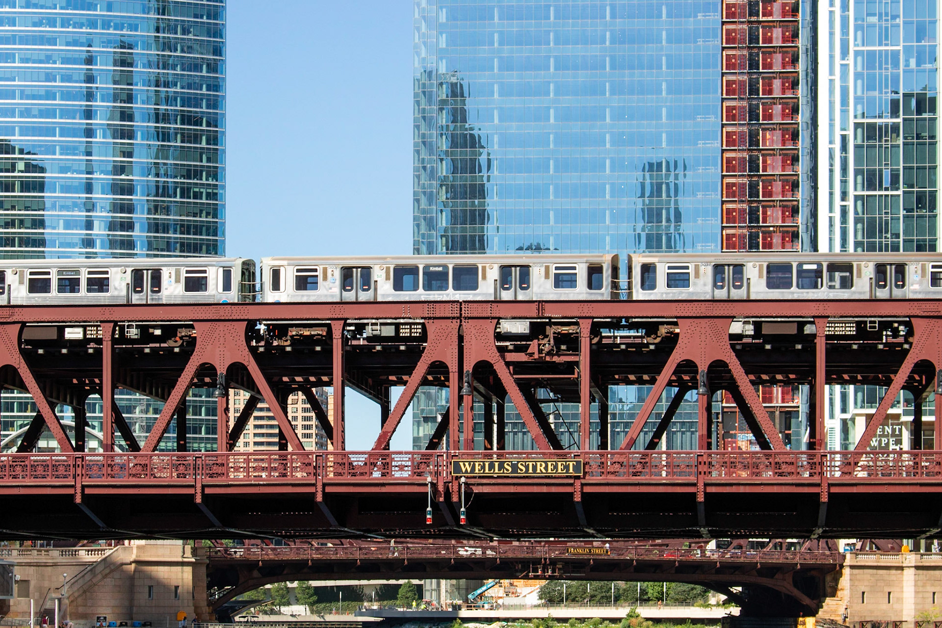 Top Deck | (Wells Street Bridge)