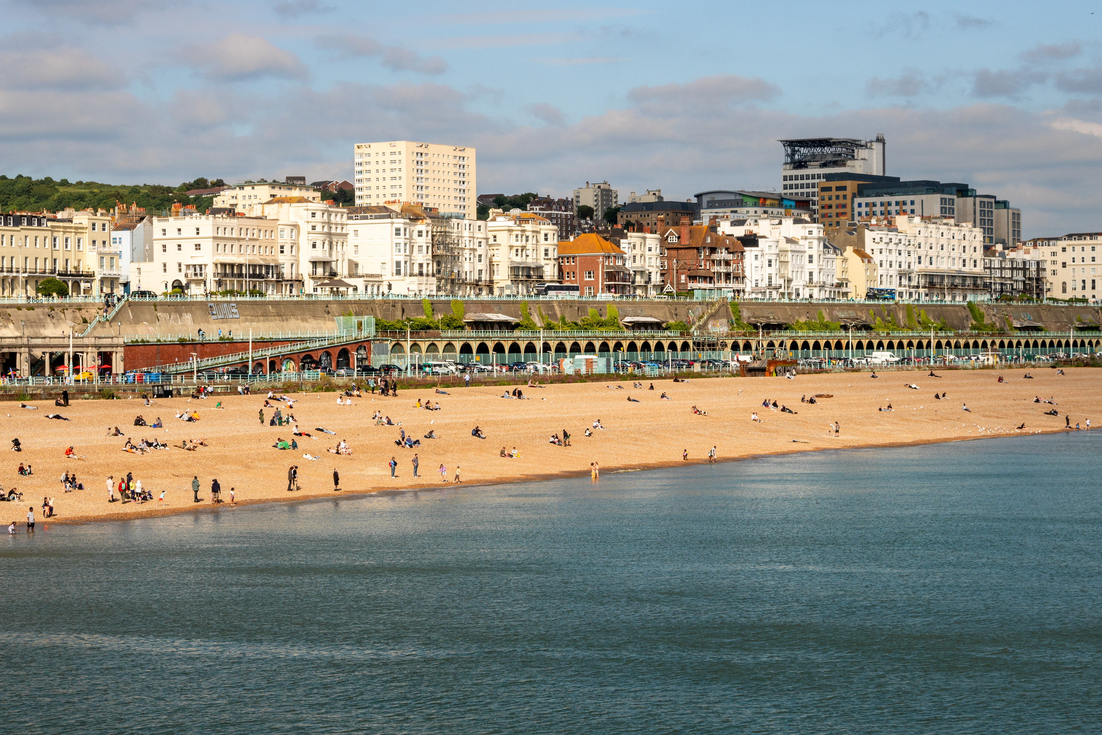 City and Sand | (Brighton Beach)