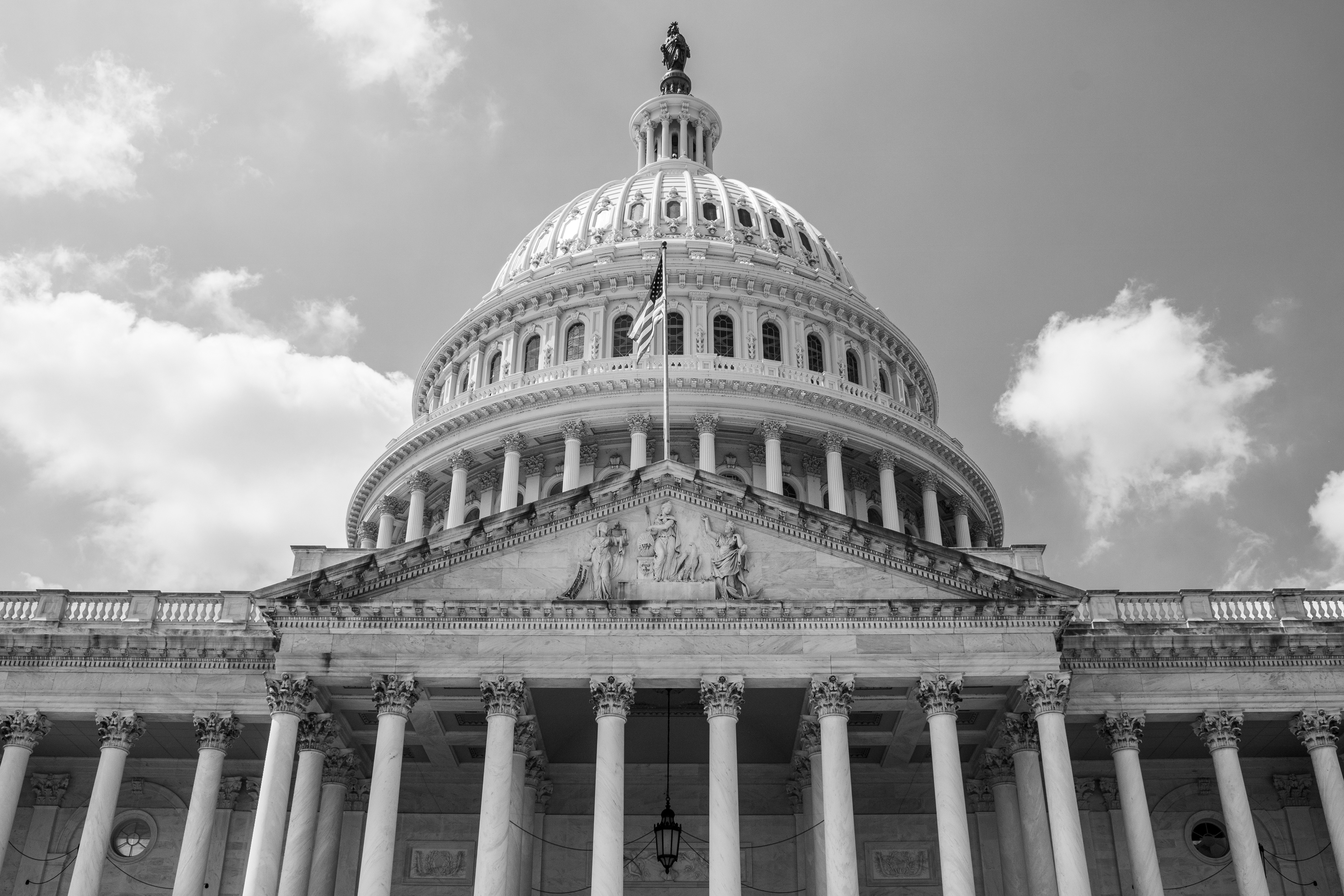 Cloudy Capitol | (United States Capitol)