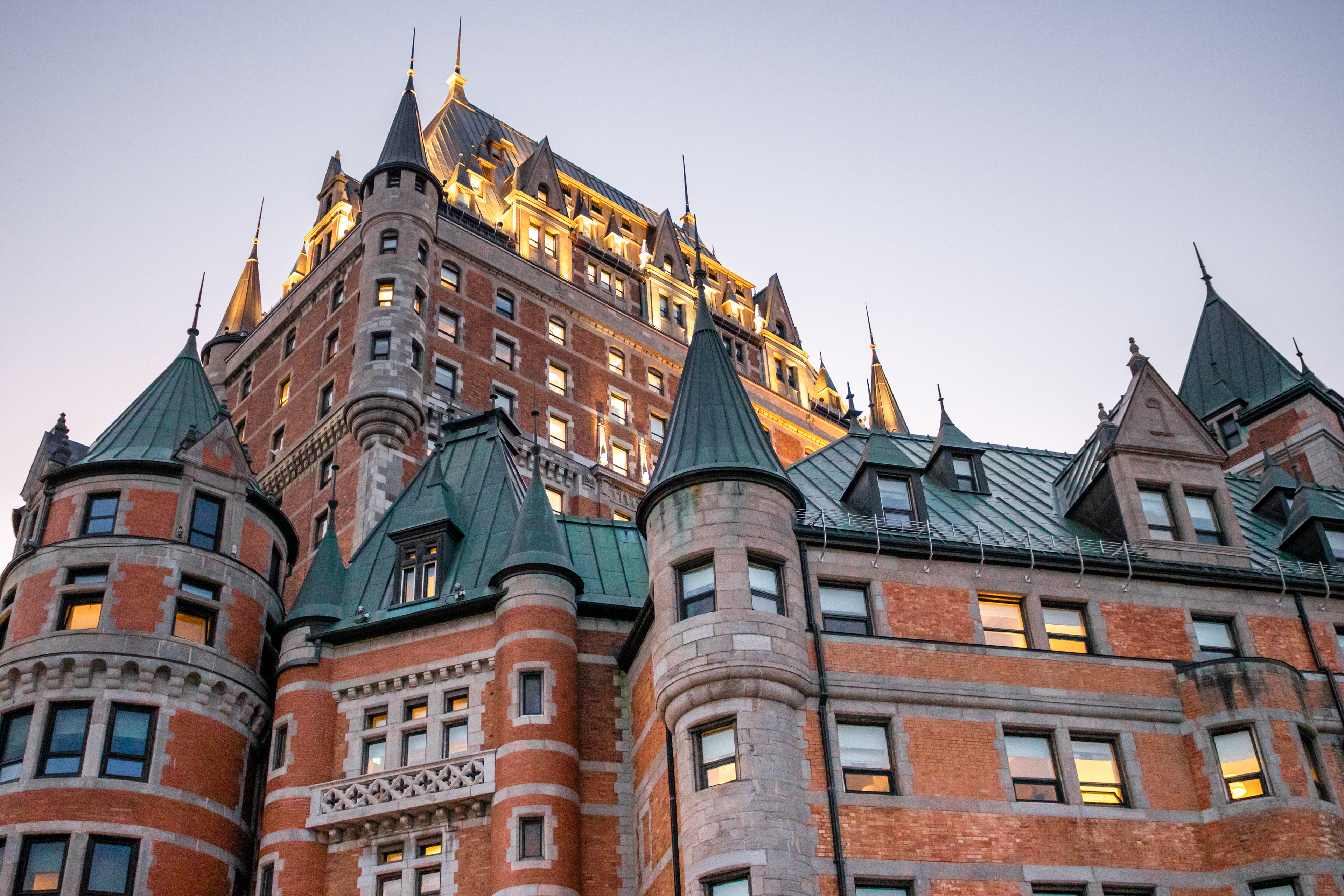 Evening at the Castle | (Le Château Frontenac)