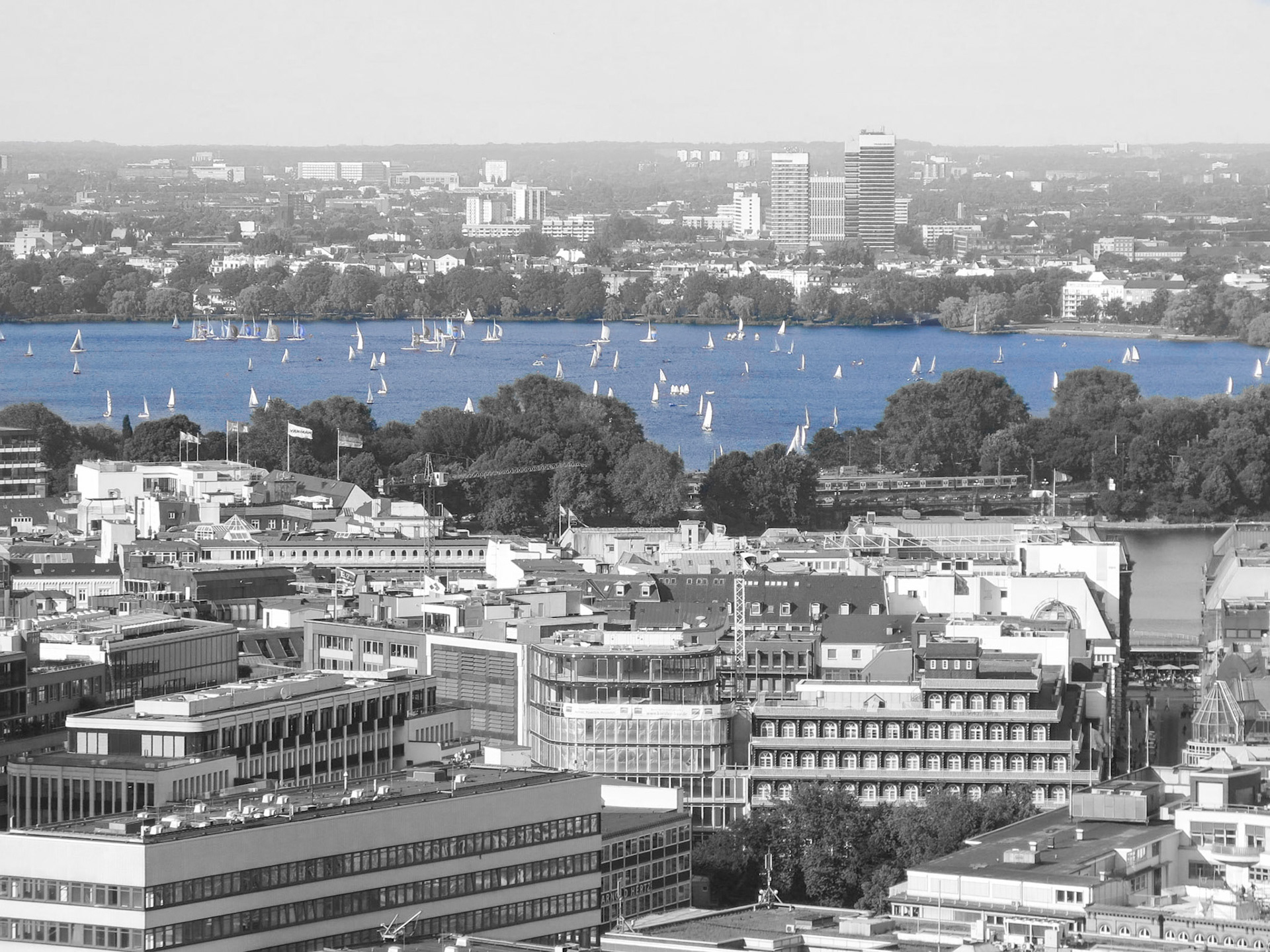 Sailing in the City | (Außenalster)