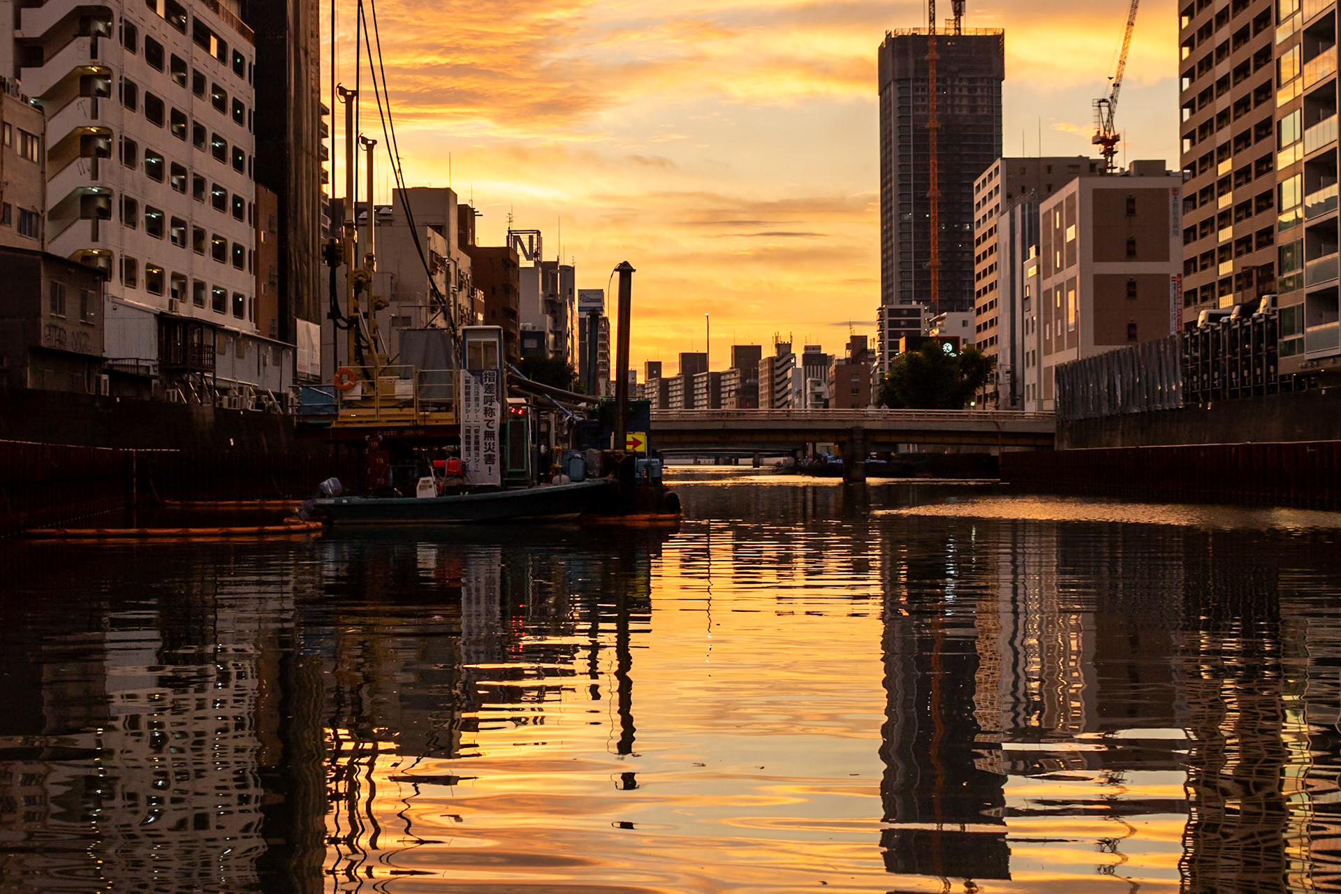 Ripples | (Dotonbori River)