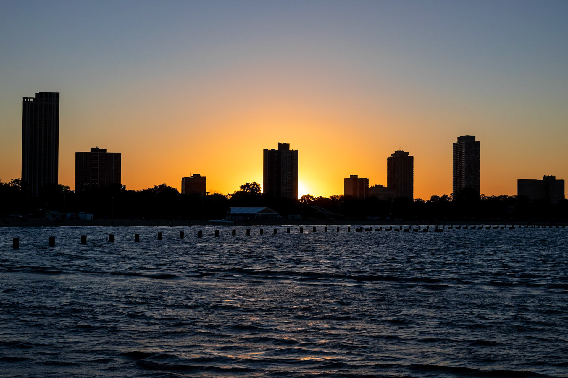 Orange Glow | (North Avenue Beach Pier)