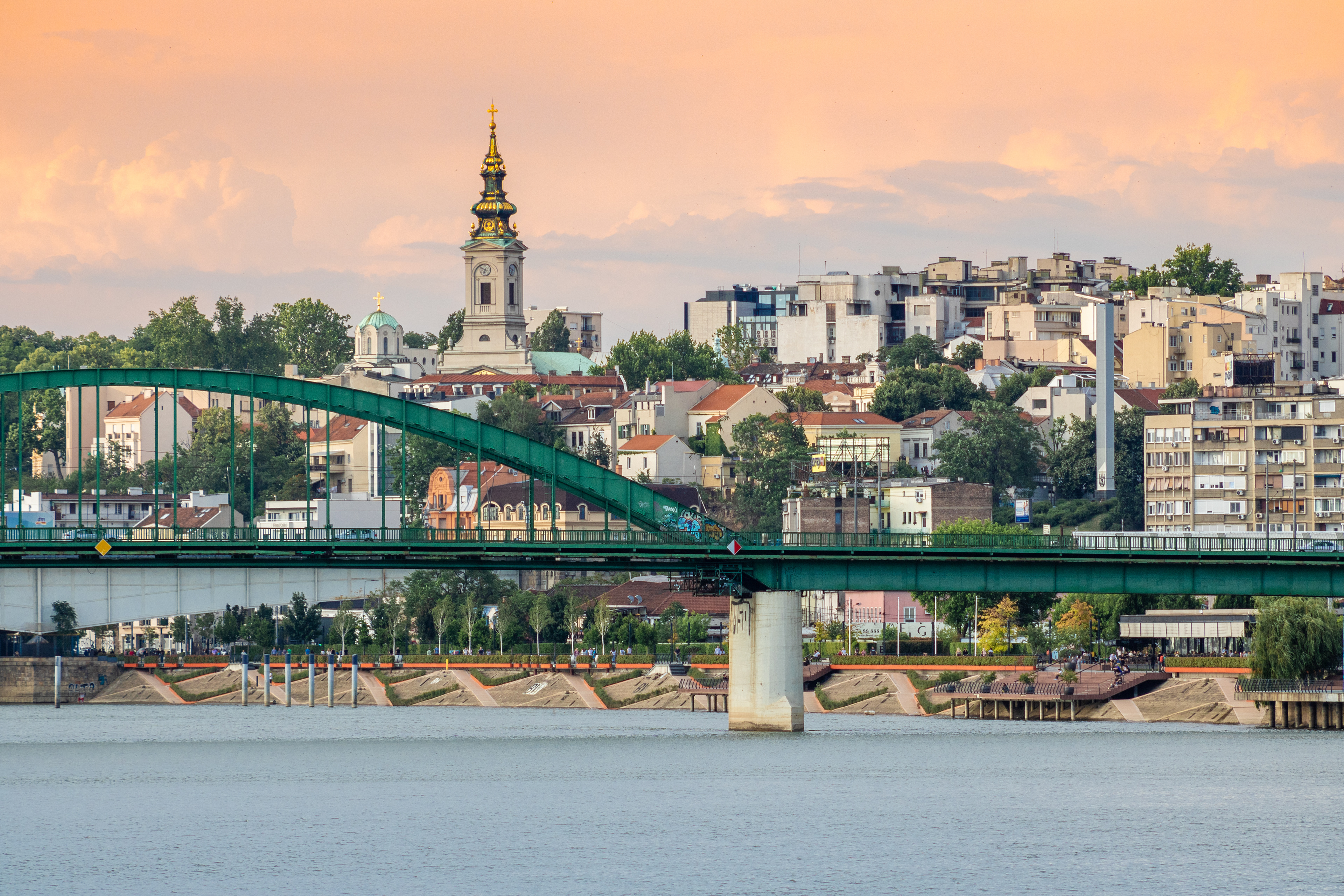 Sunset in Serbia | (Belgrade Waterfront)