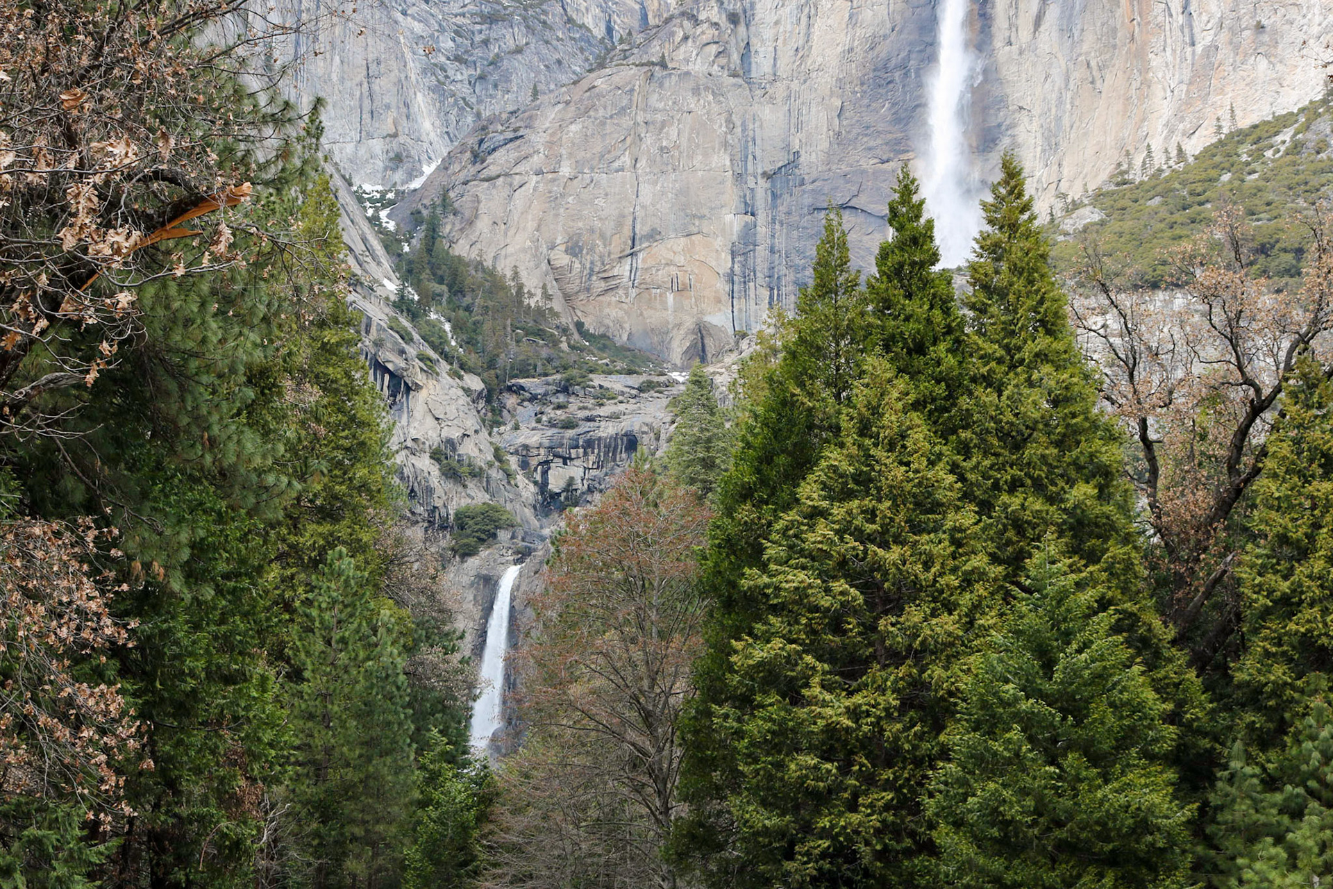 Double Falls | (Yosemite Falls)