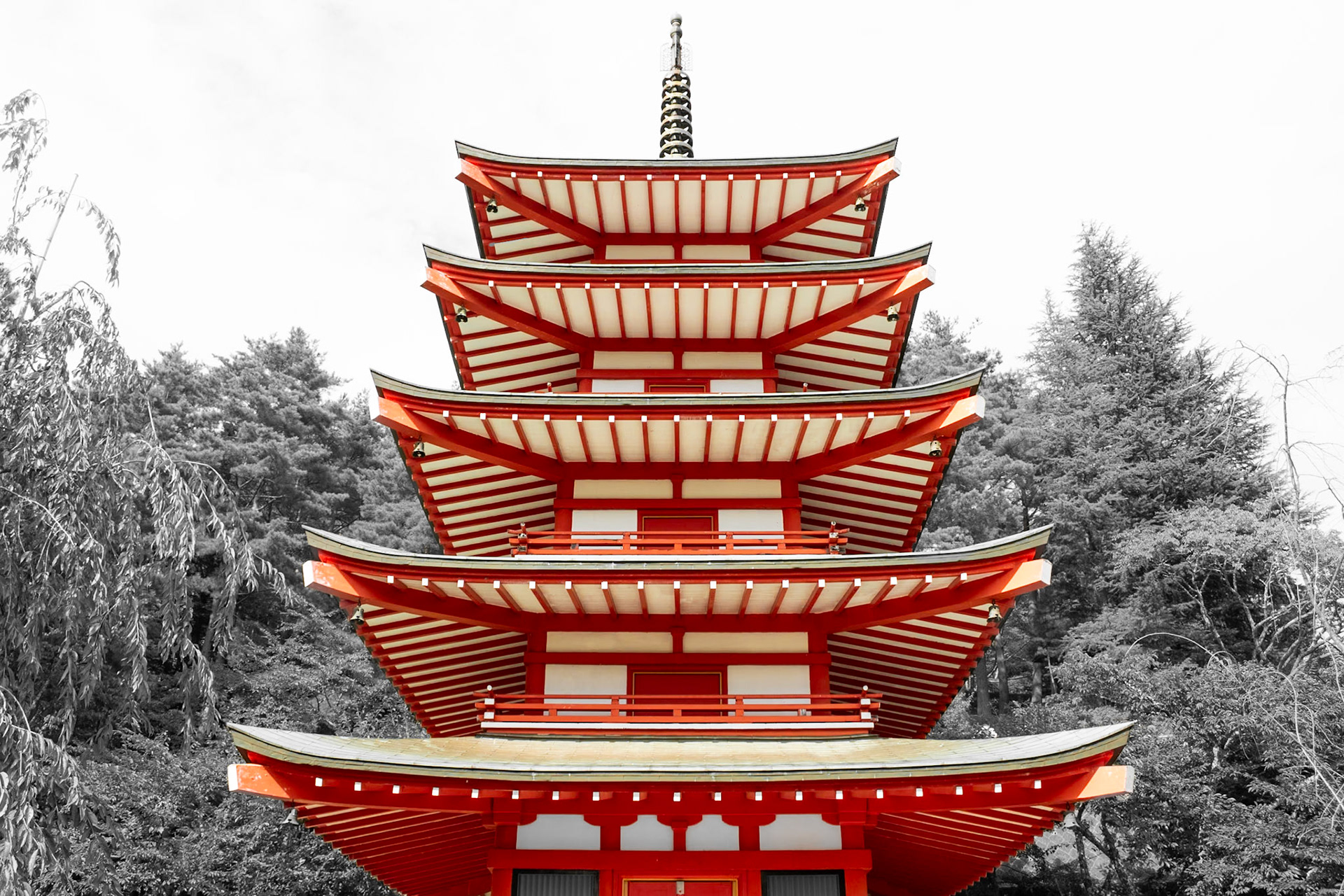 Tiers | (Chureito Pagoda)