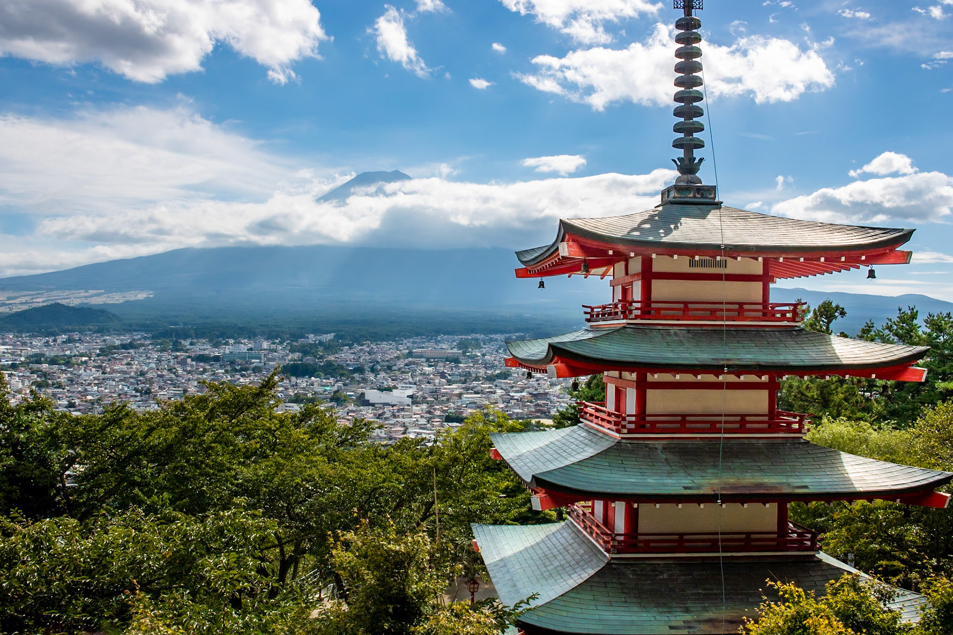 Two Peaks | (Chureito Pagoda)