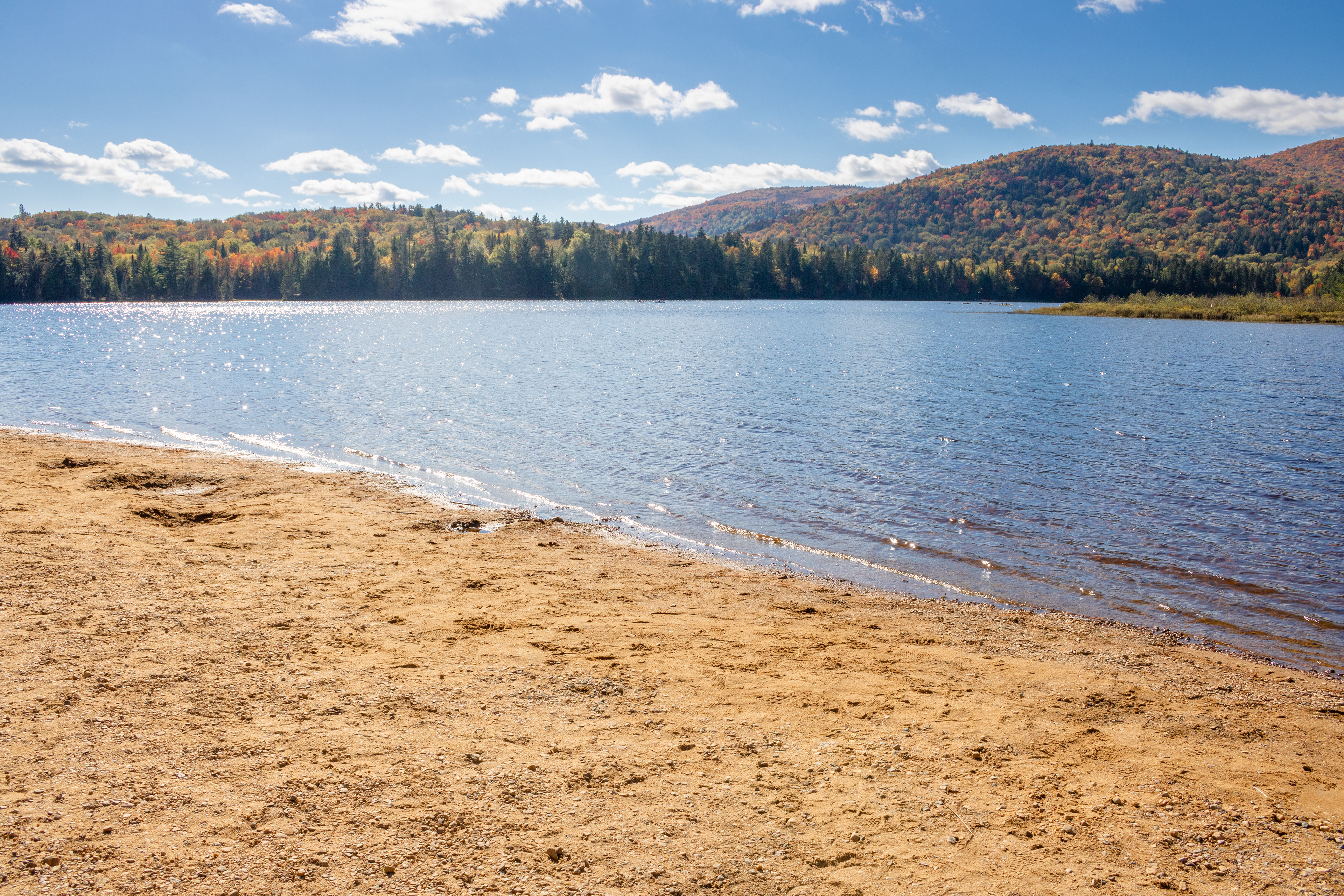 Plage de la Crémaillère | (Parc National du Mont-Tremblant)