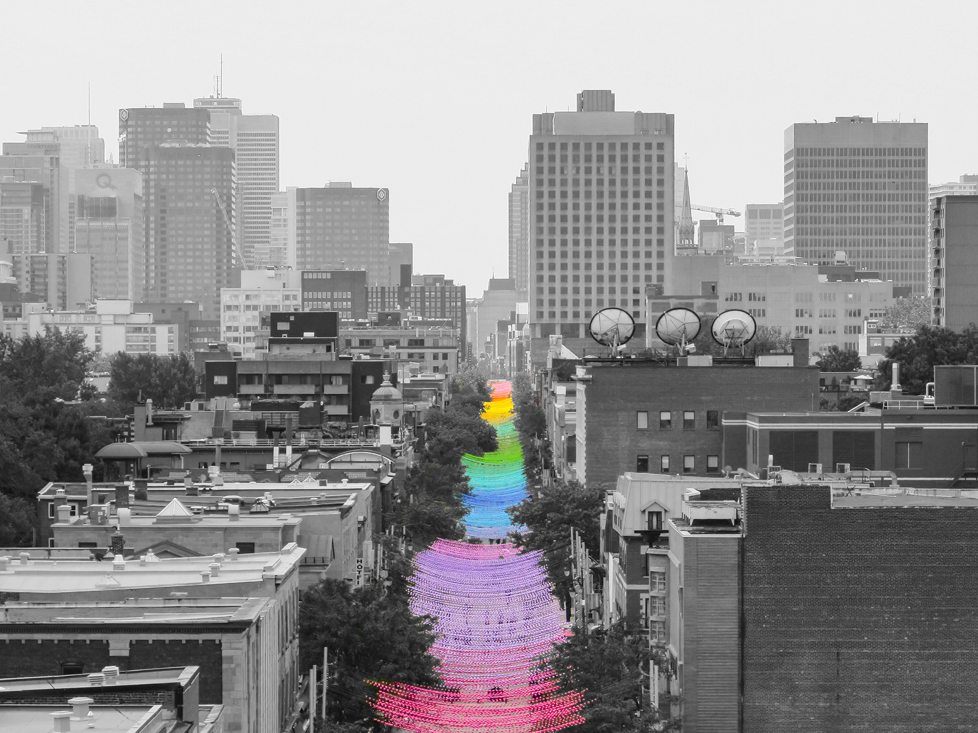 Rainbow Balls | (Montreal, Canada)