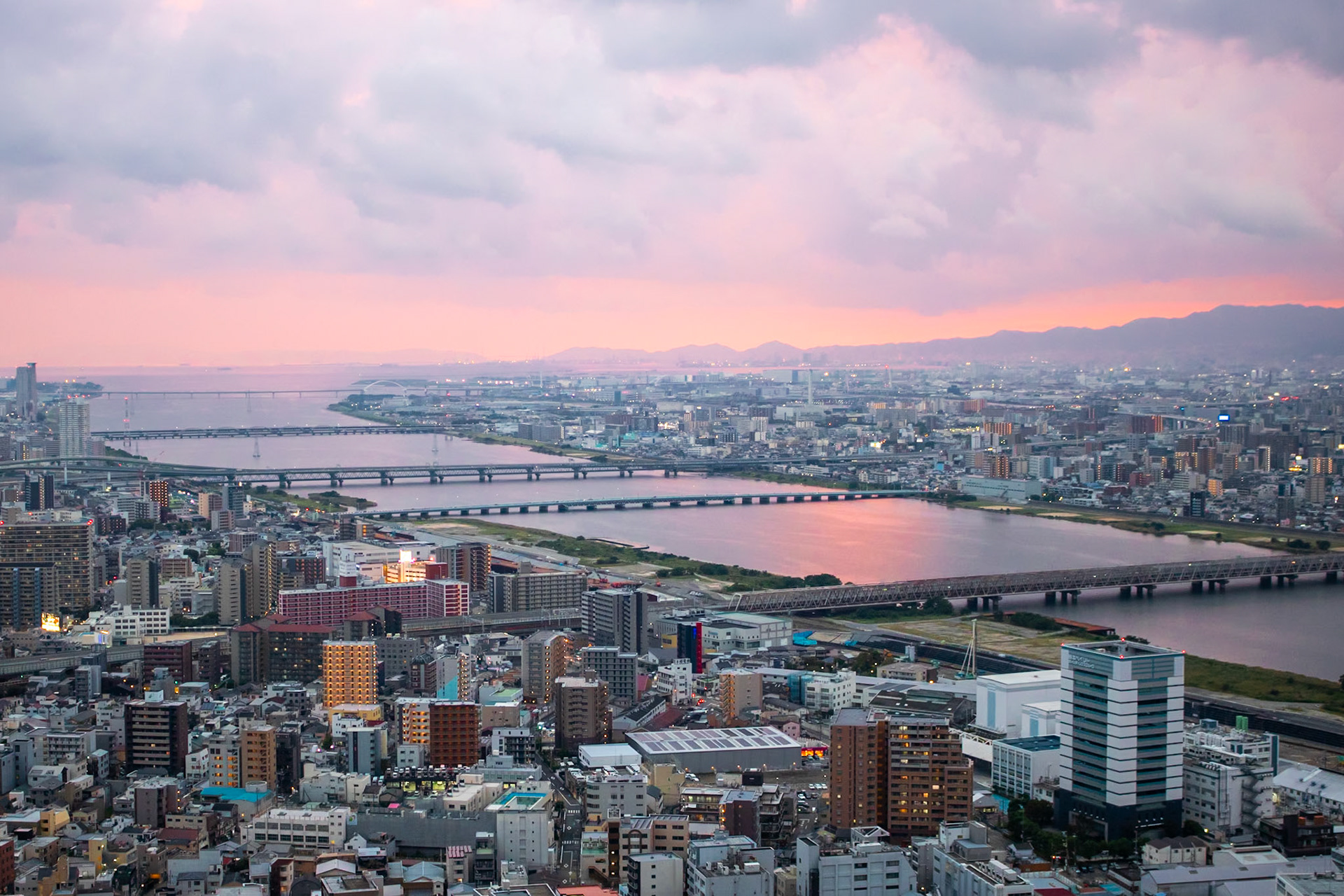 Nichibotsu | (Kuchu Teien Observatory)