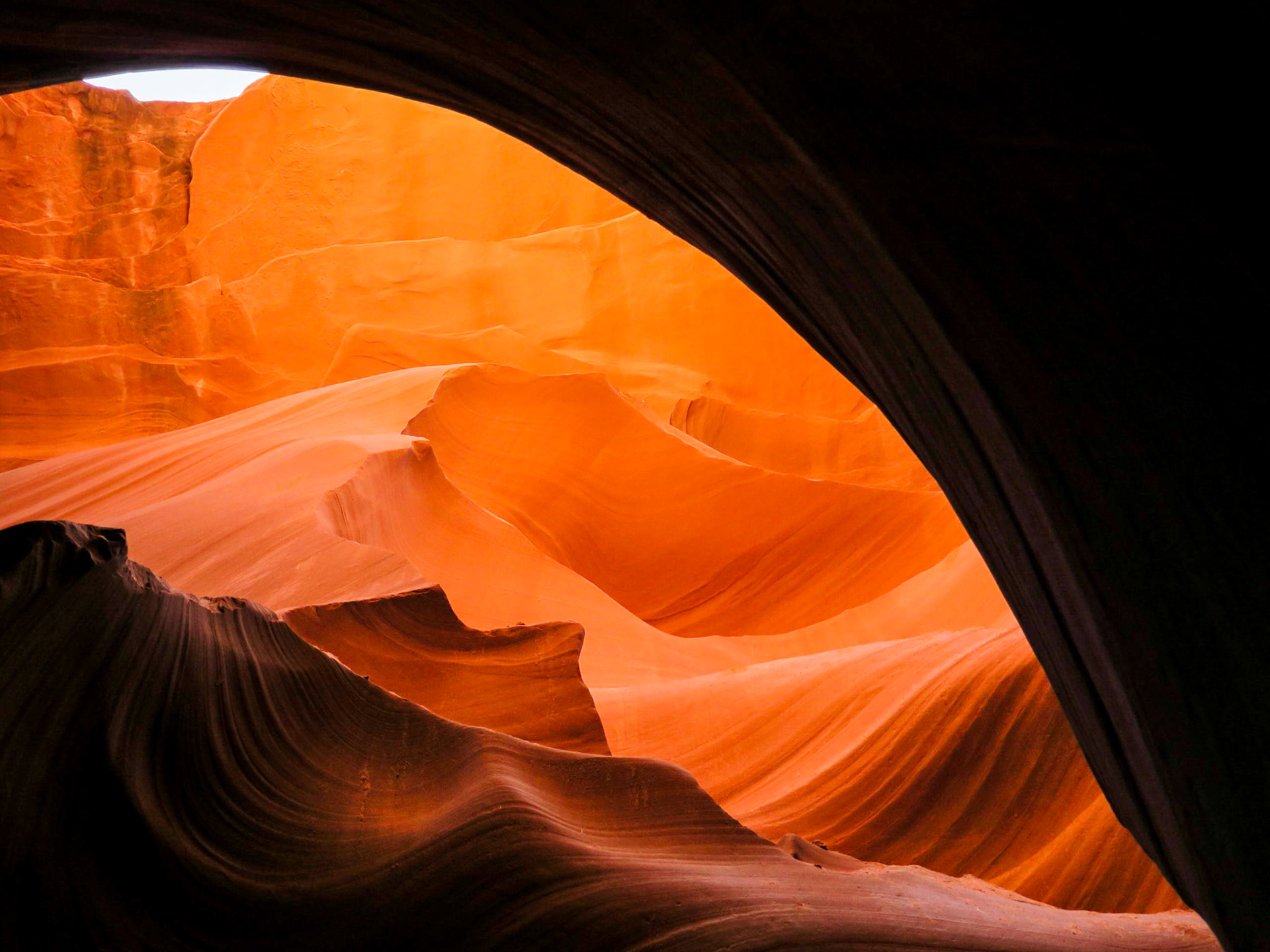 Mountain Range | (Lower Antelope Canyon)