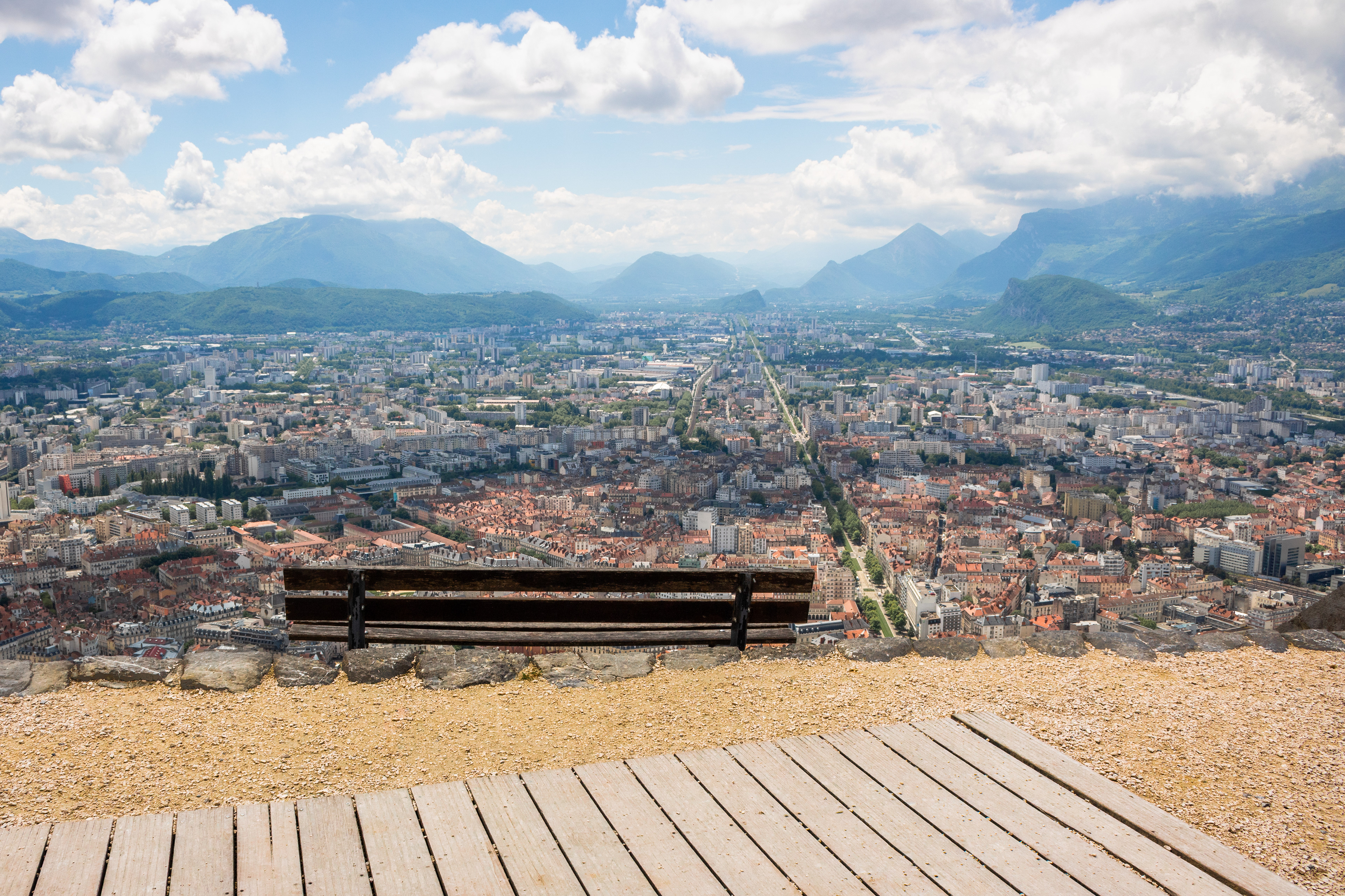 A Bench With A View | (Fort de La Bastille)