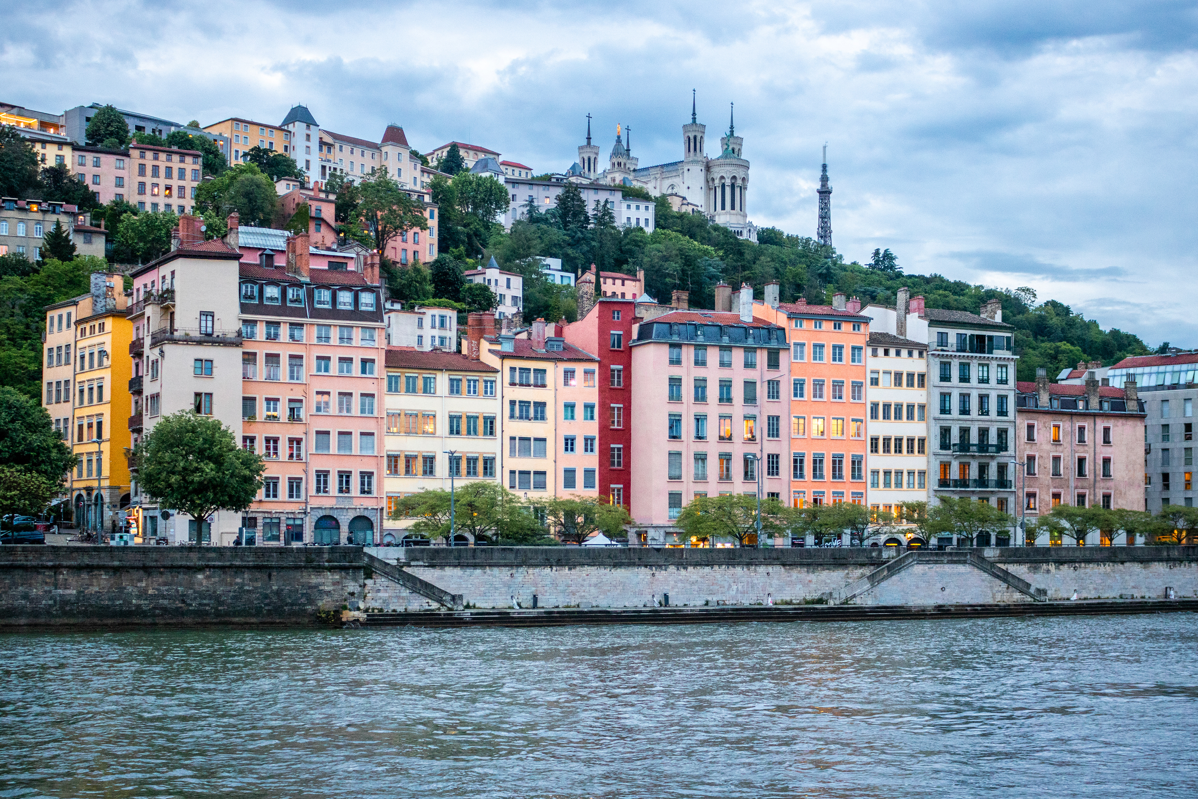 A Colourful Dusk | (Lyon, France)