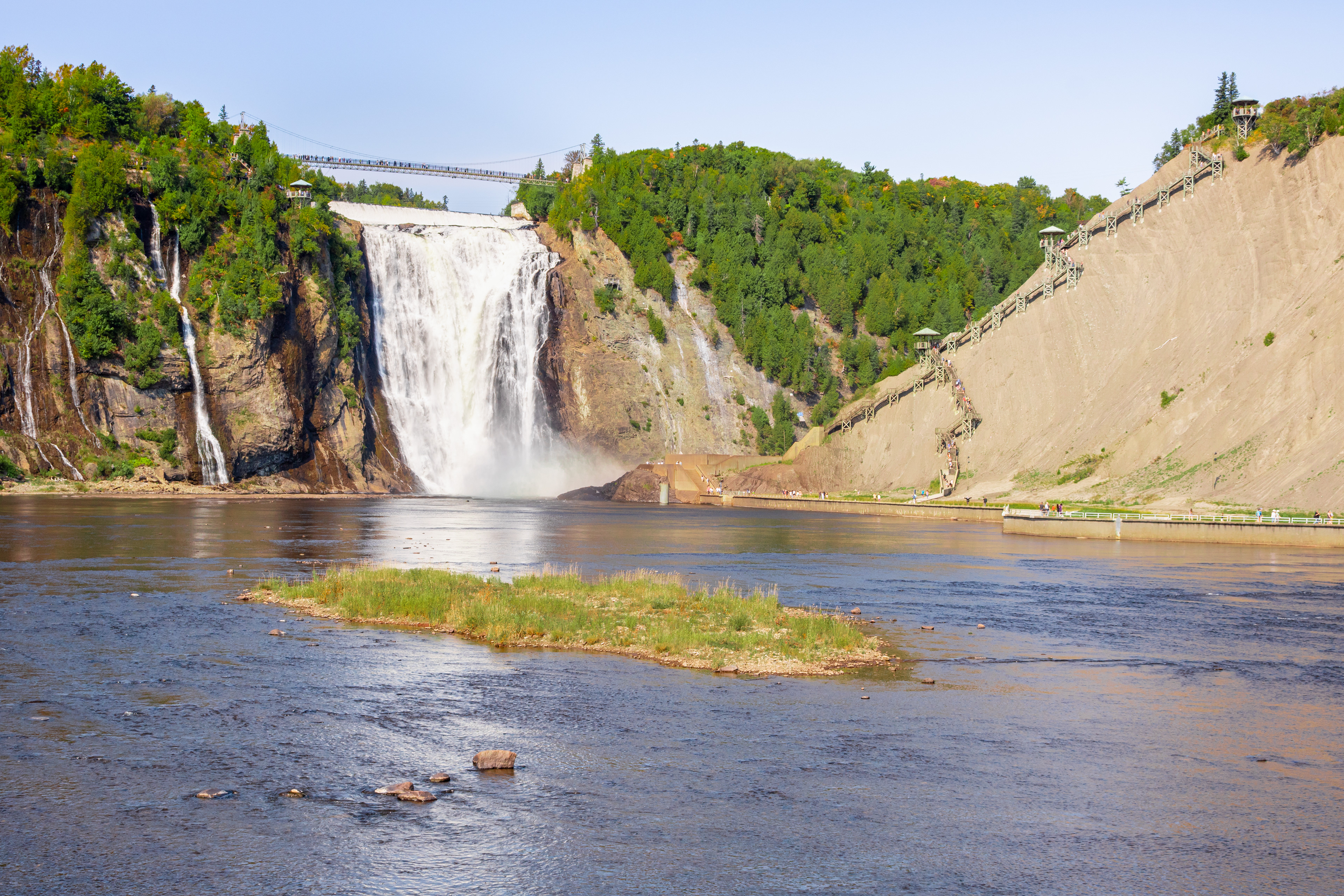 Falls From Afar | (Chutes Montmorency)