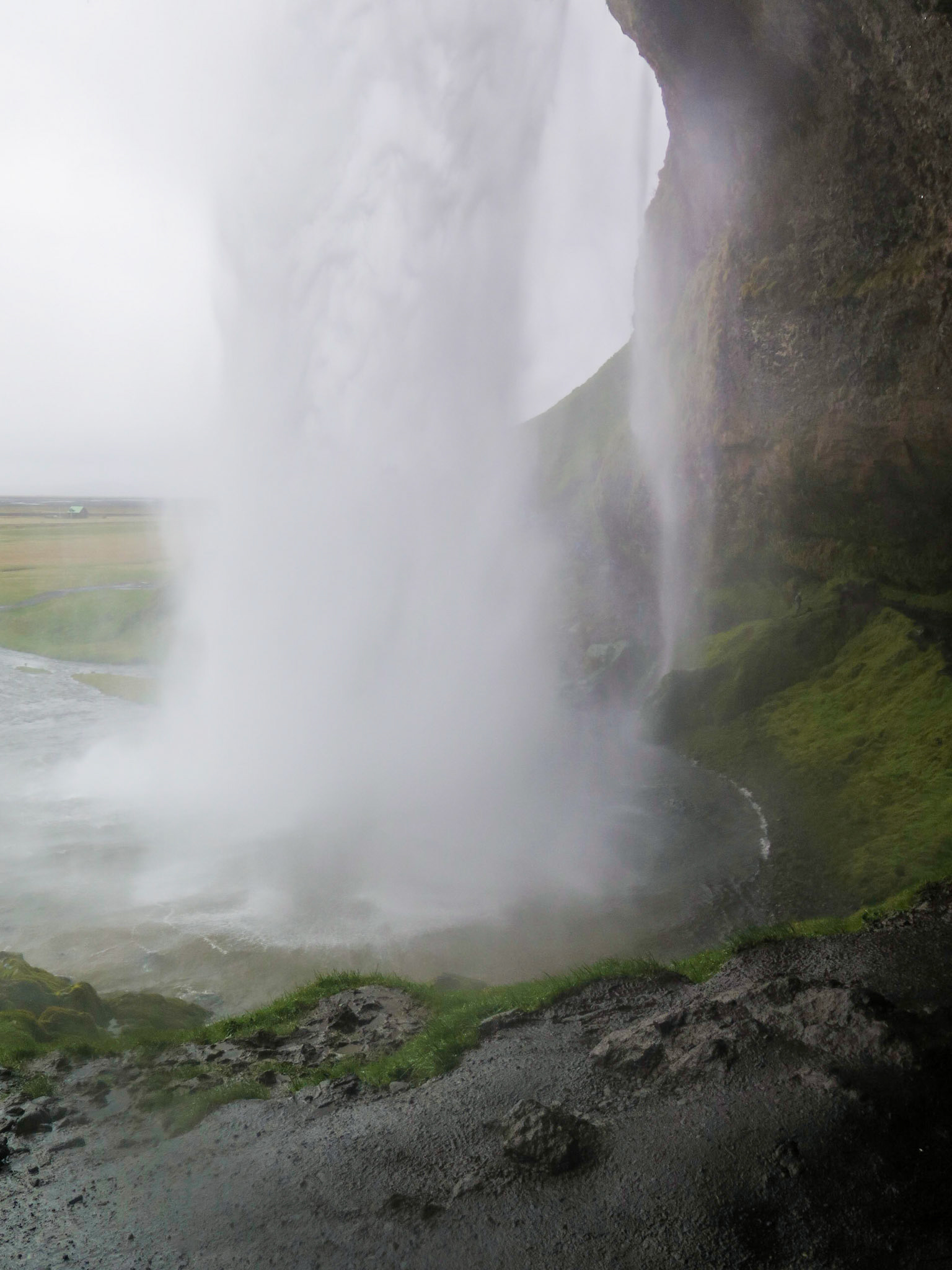 Behind the Falls | (Seljalandsfoss)
