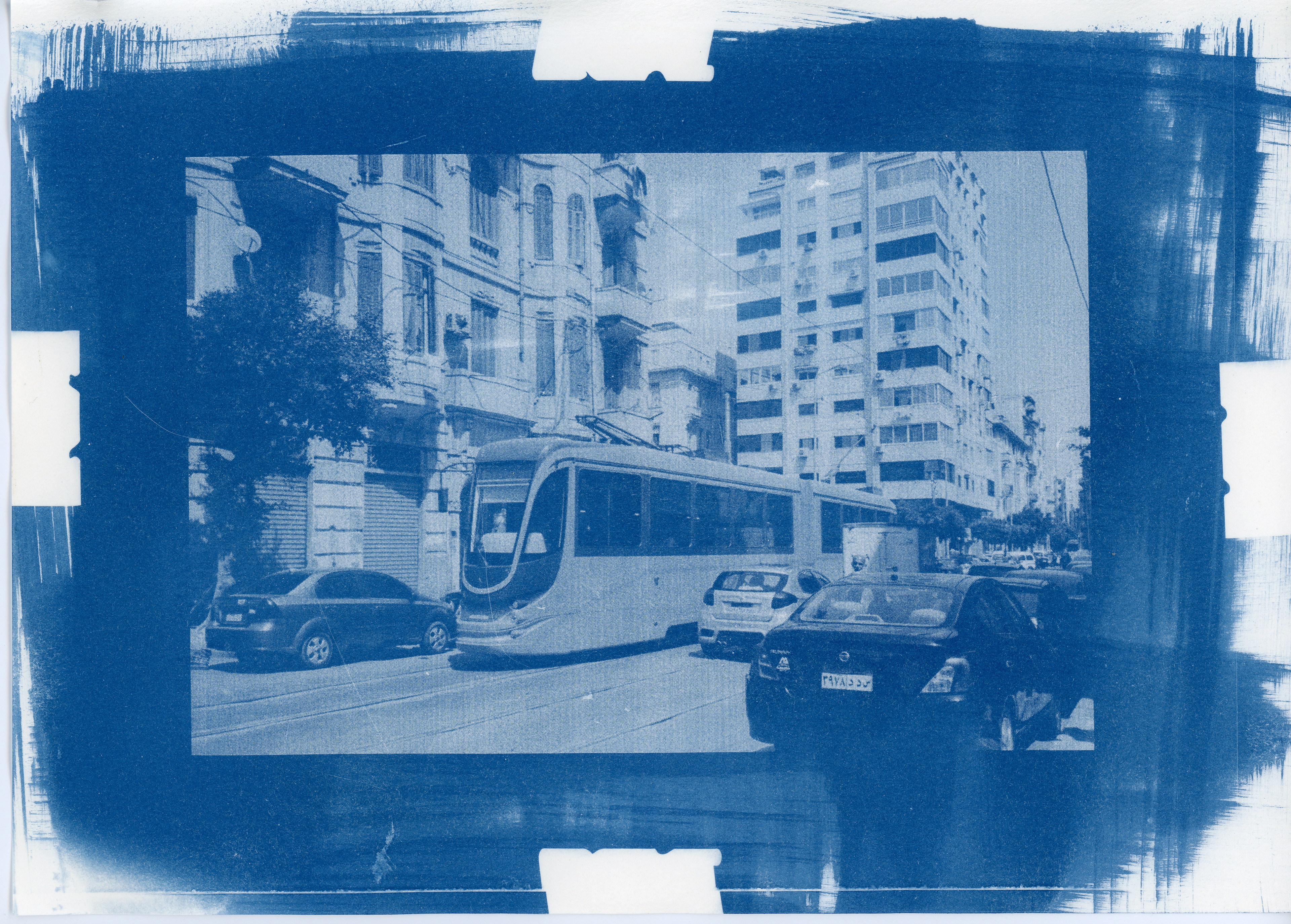 Cyanotype on Paper (Digital Negative)
