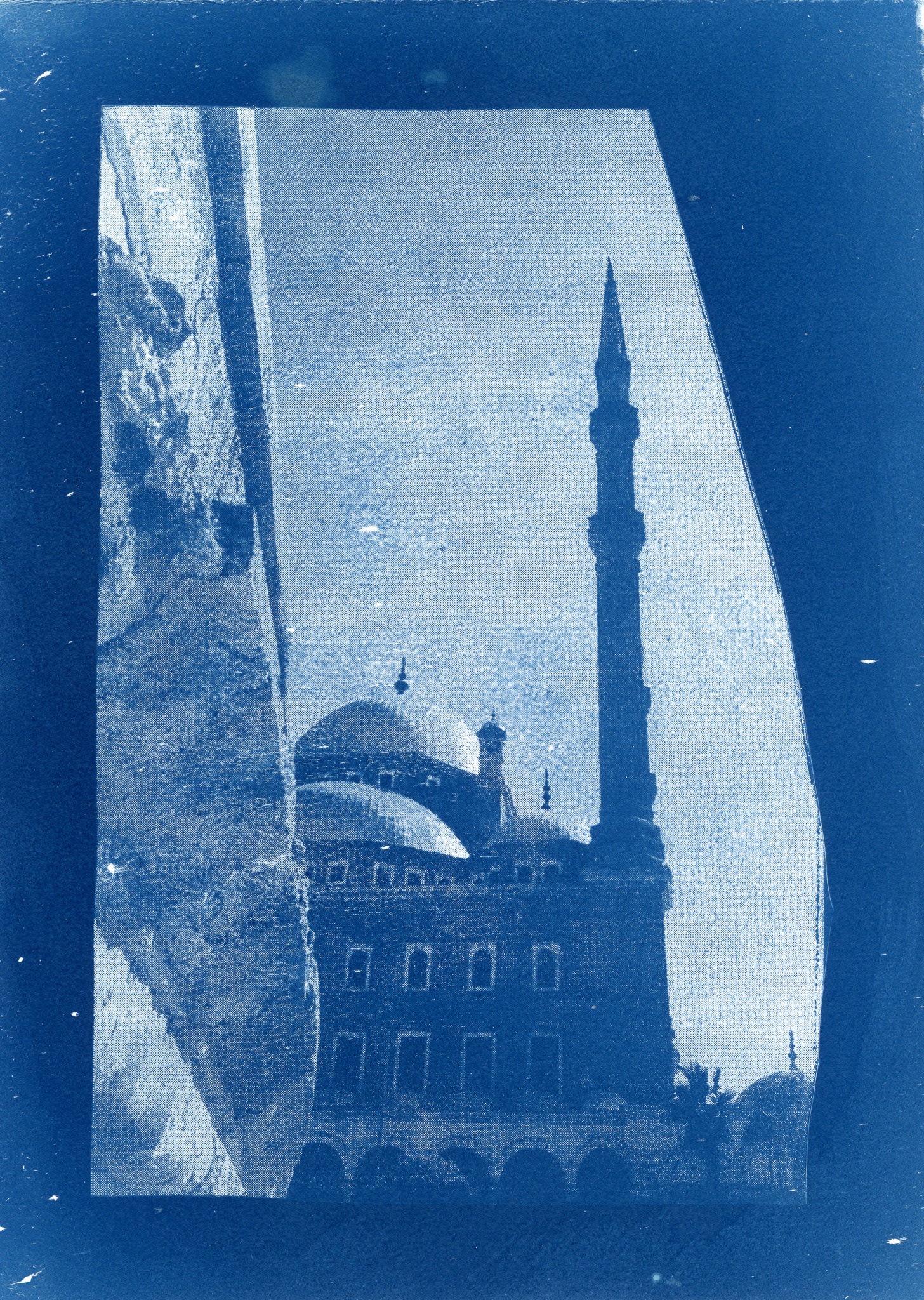 Cyanotype on Paper (Digital Negative)