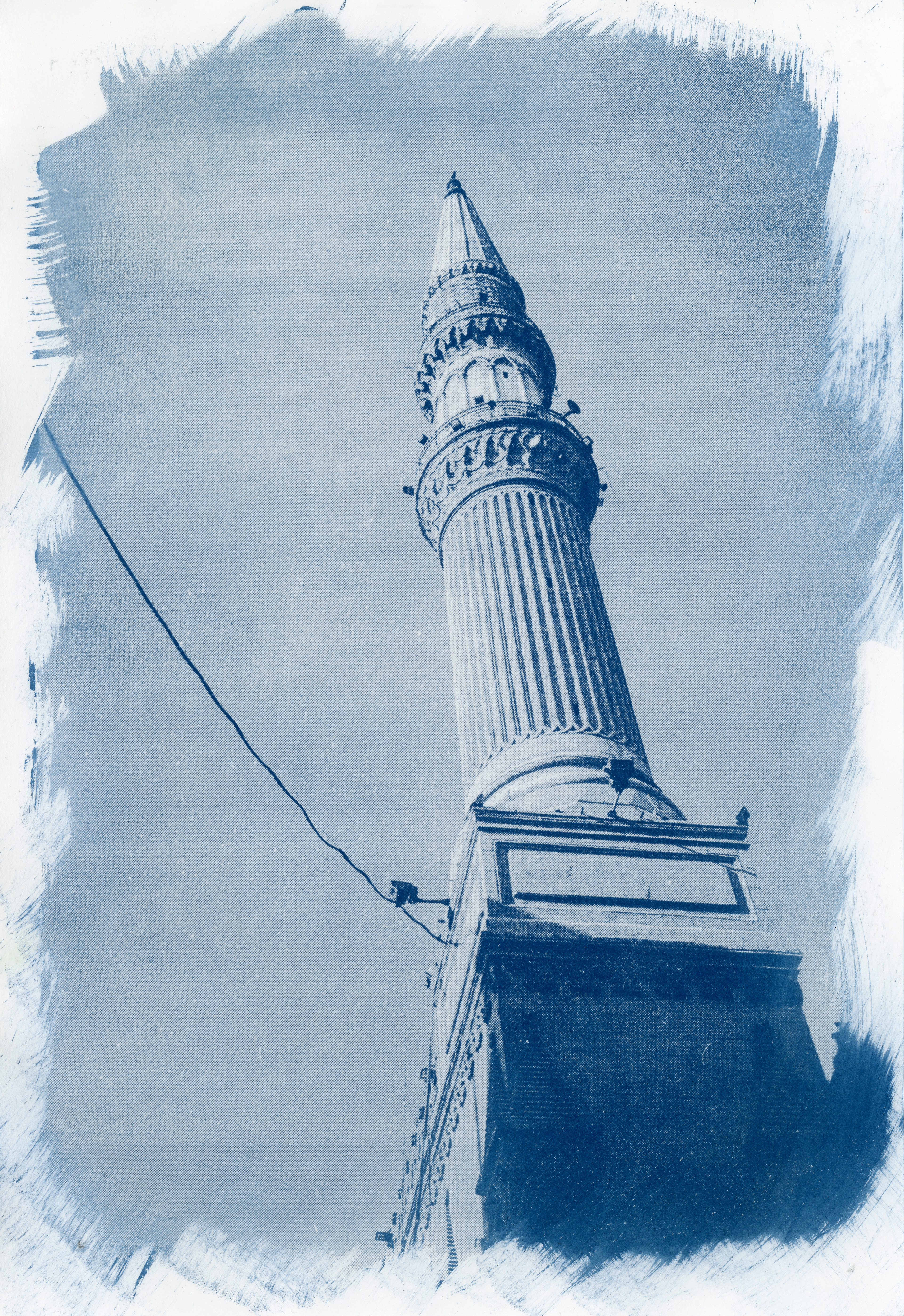 Cyanotype on Paper (Digital Negative)