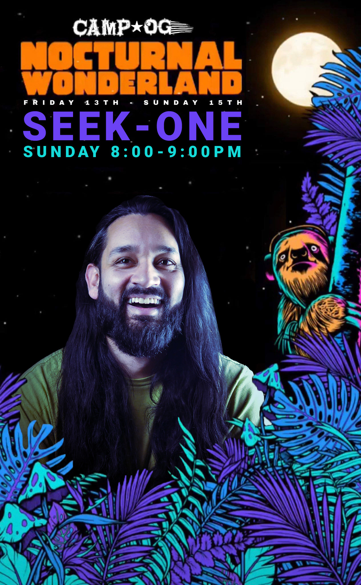 Seek-One Nocturnal Wonderland Promo Flyer