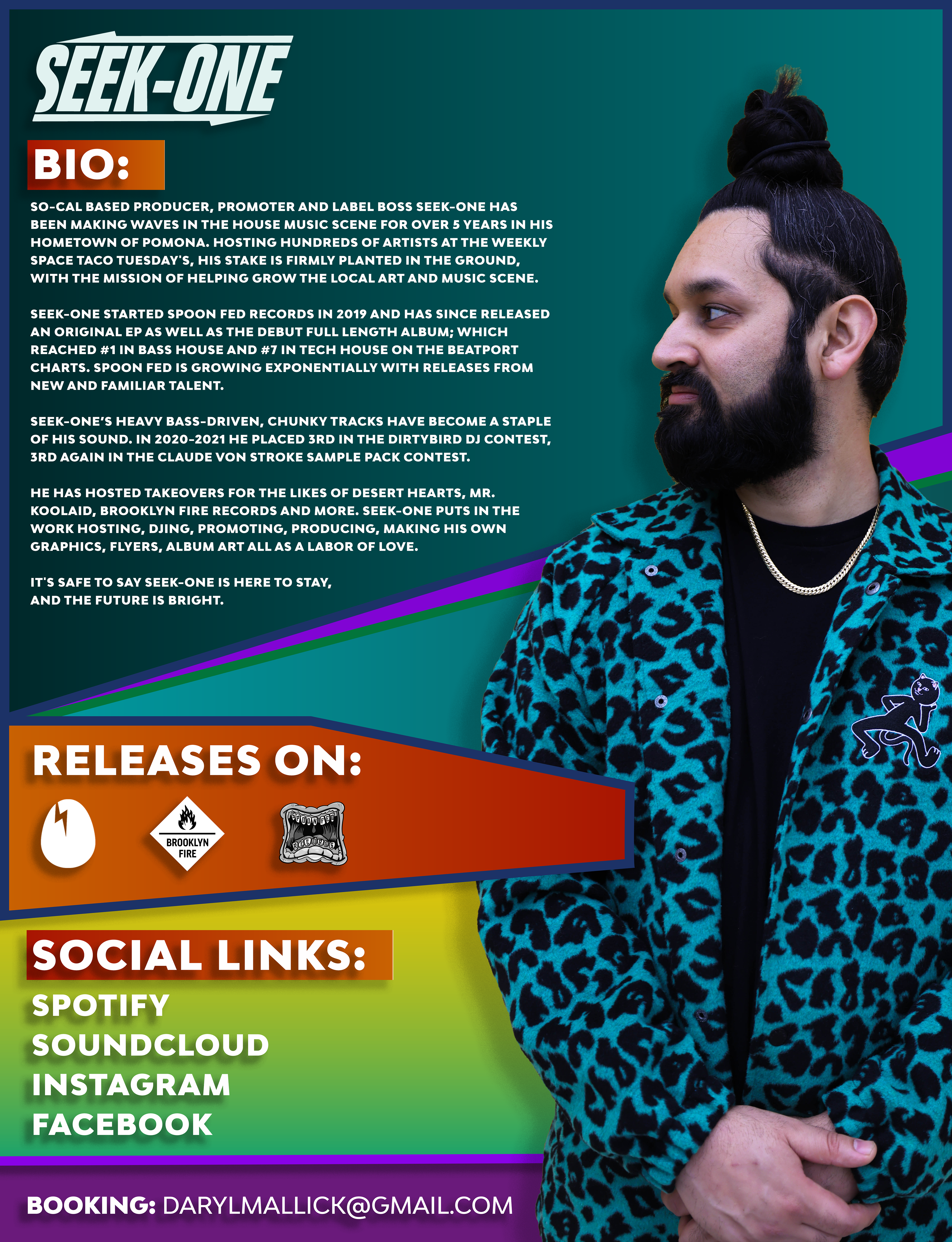 Seek-One single page EPK