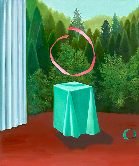 Gravity and shadow, oil on linen, 72.7x60.6cm, 2026