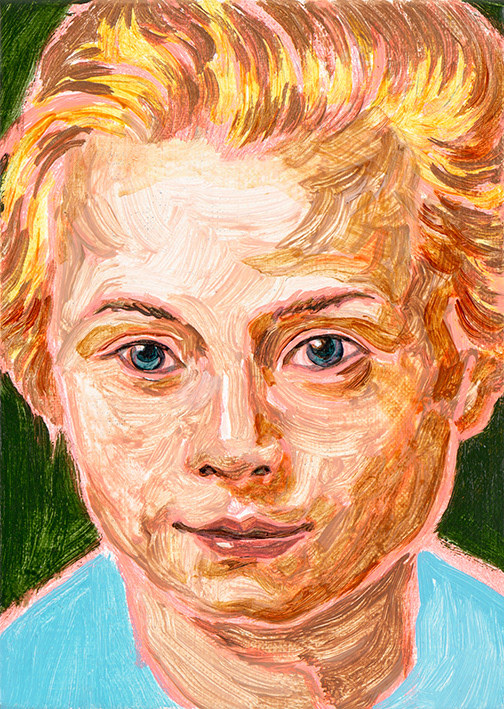 From Rubens, acrylic on canvas, 22.7x15.8cm, 2016