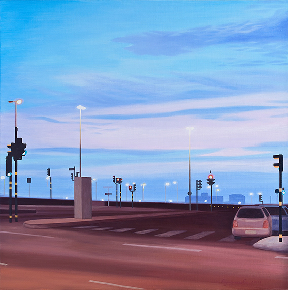 Dusk, oil on linen, 91x91cm, 2011