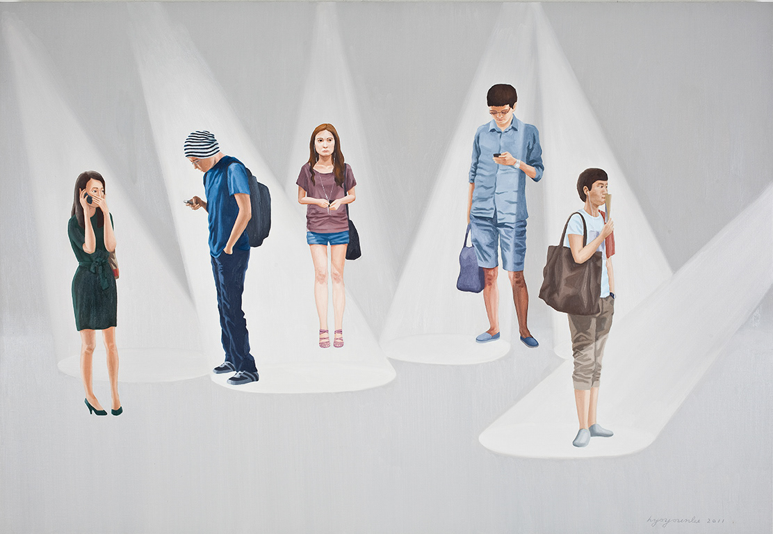 Waiting, oil on linen, 112x162cm, 2011