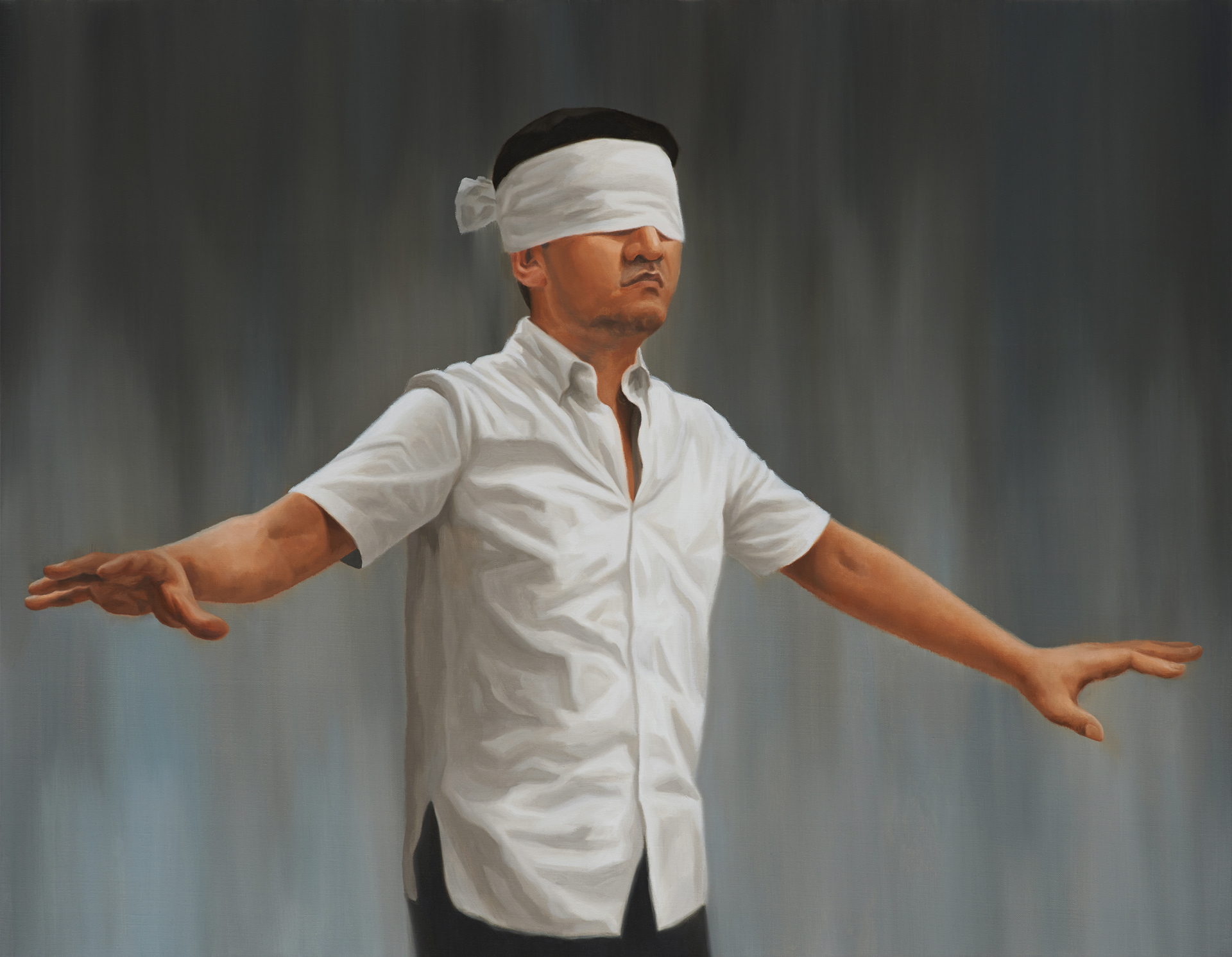 Study 1, oil on linen,91x116.7cm, 2013