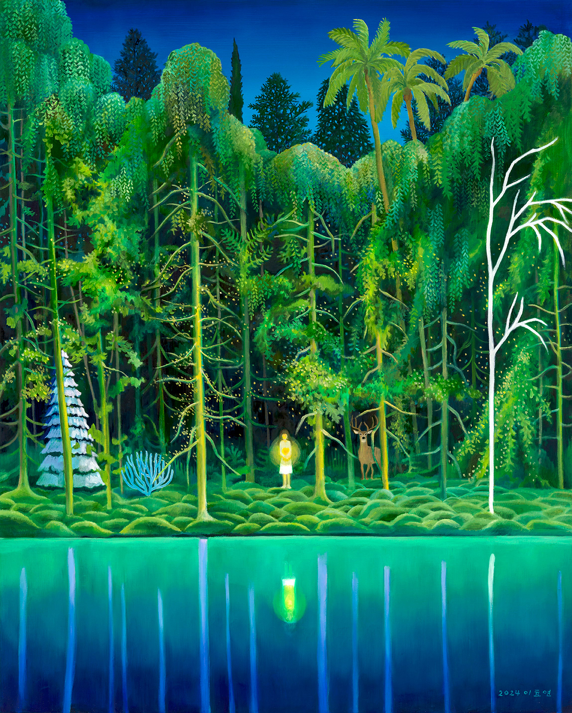 where the light begins, oil on linen, 162x130.3cm, 2024