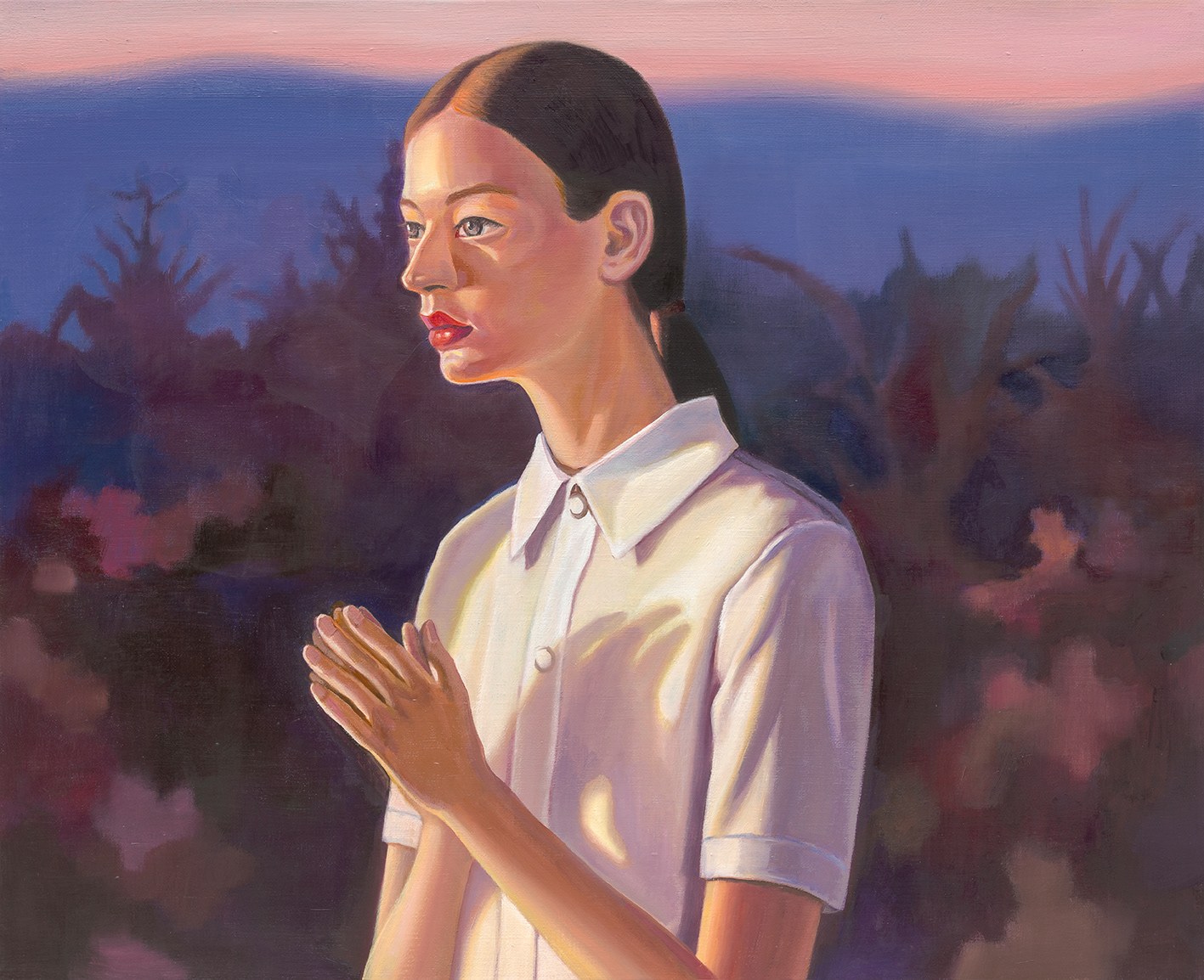 A Silent Prayer, oil on linen, 60.6x72.7cm, 2026