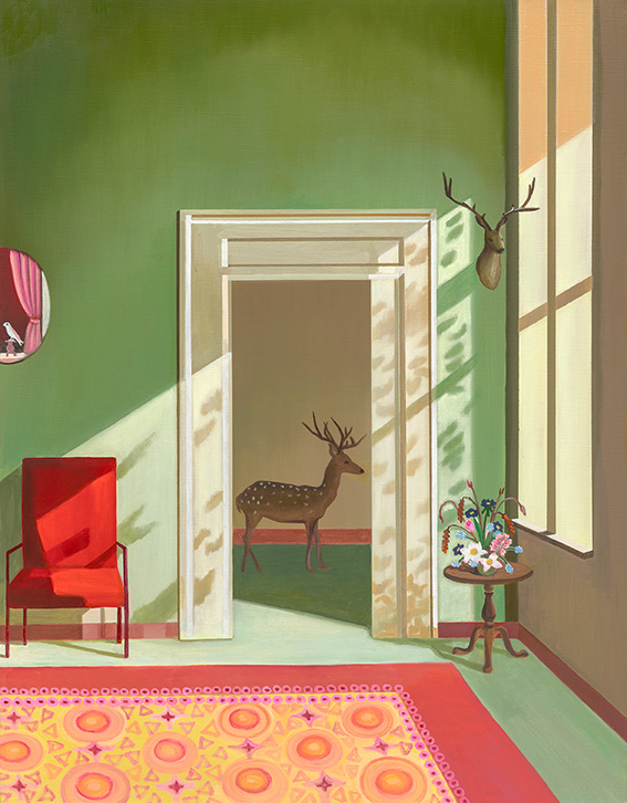 Allegory 1, oil on linen, 116.7x91cm, 2025