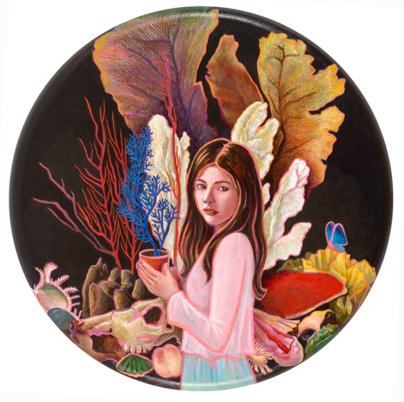 Old eternity, acrylic on canvas, 76x76cm, 2016