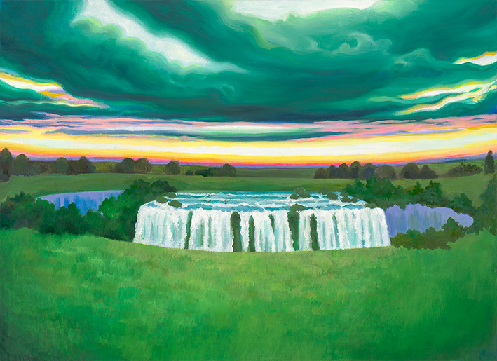 Belief in the woods 7-origin, oil on linen, 53x72.7cm, 2022