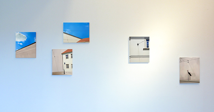 The violin on the roof, oil on canvases, 2009