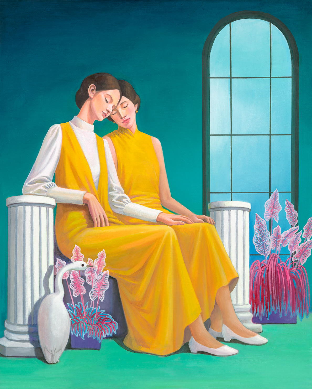 Psyche, Your Mirror, oil on linen, 162x130.3cm, 2026