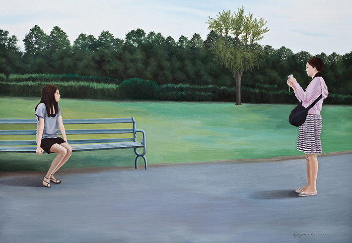 Sunset, oil on canvas, 112x162cm, 2010
