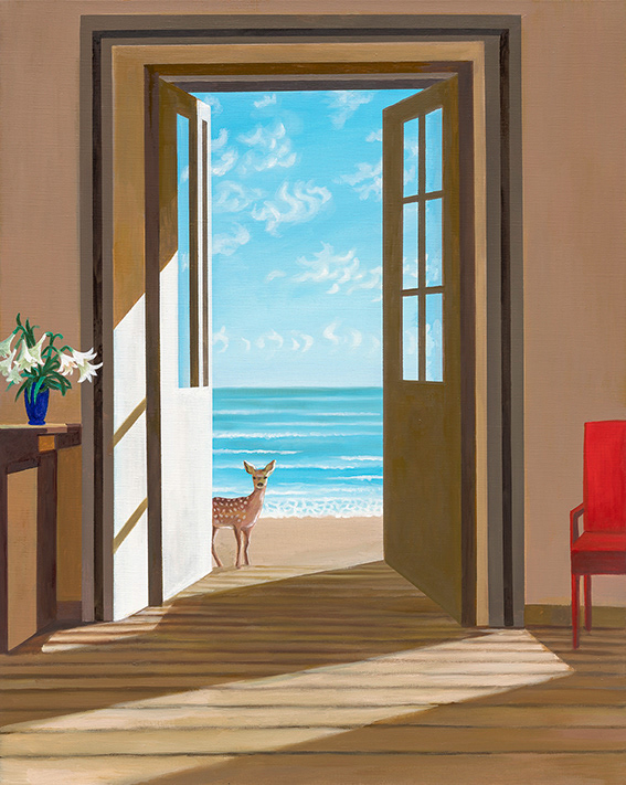 Mistaken Illusion, oil on linen, 90.9x72.7cm, 2025