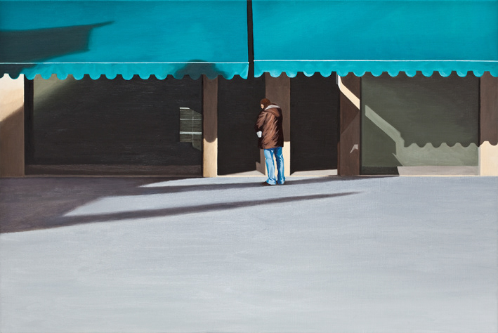 Urbanscape 9, oil on linen, 65.1x90.9cm, 2012