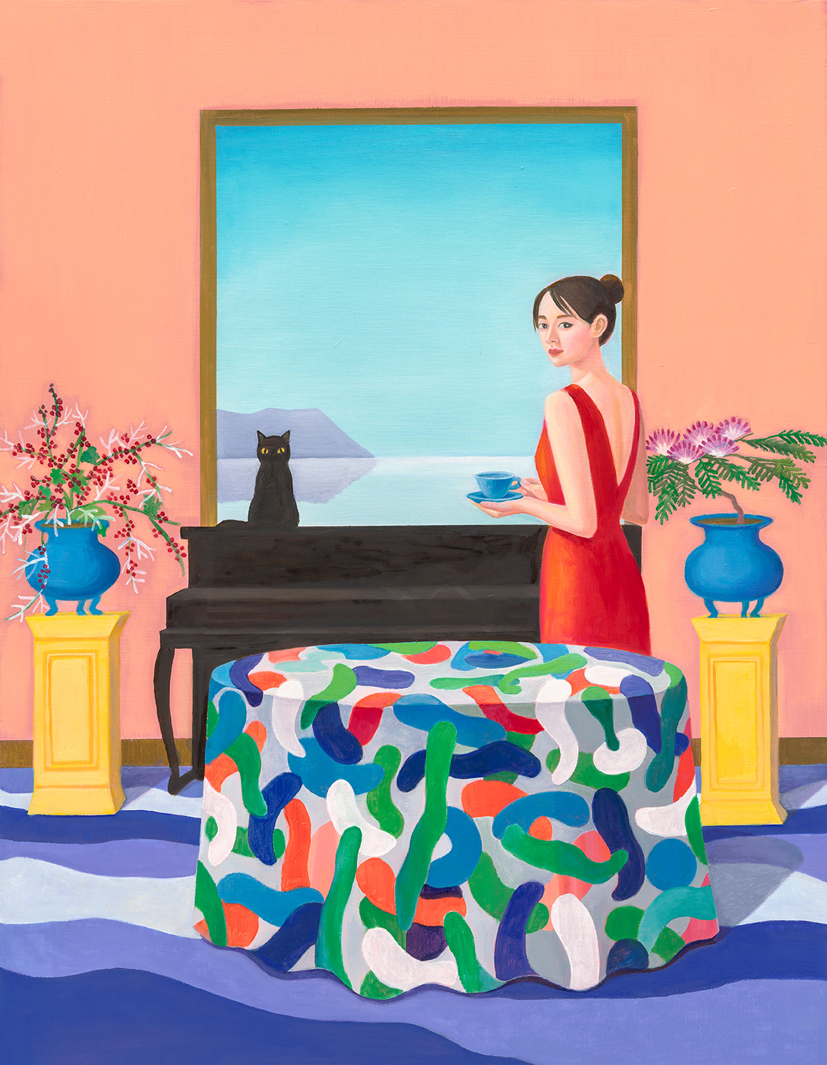 song of the sea, oil on linen, 116.7x91cm, 2026