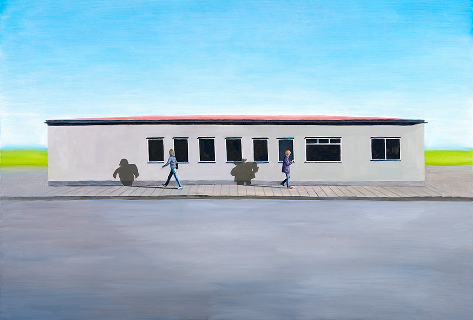 Urbanscape 1, oil on canvas, 80.3x116.7cm, 2007