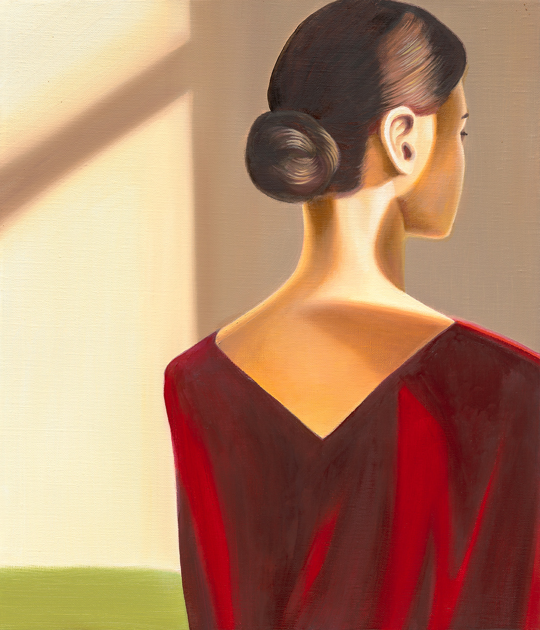 Oblique Sunlight, oil on linen, 53x45.5cm, 2026