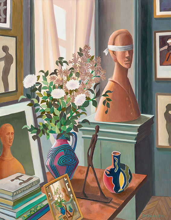 Placed, oil on linen, 116.7x91cm, 2024