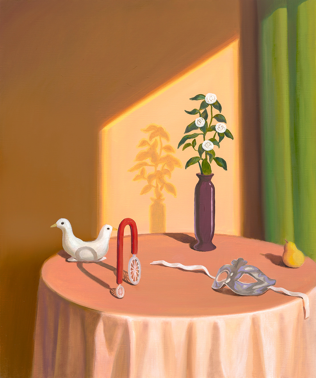 still lives 2, oil on linen, 72.7x60.6cm, 2025