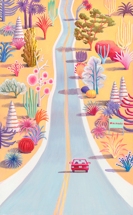 Macondo-diverse, oil on linen, 116.7x72.7cm, 2025