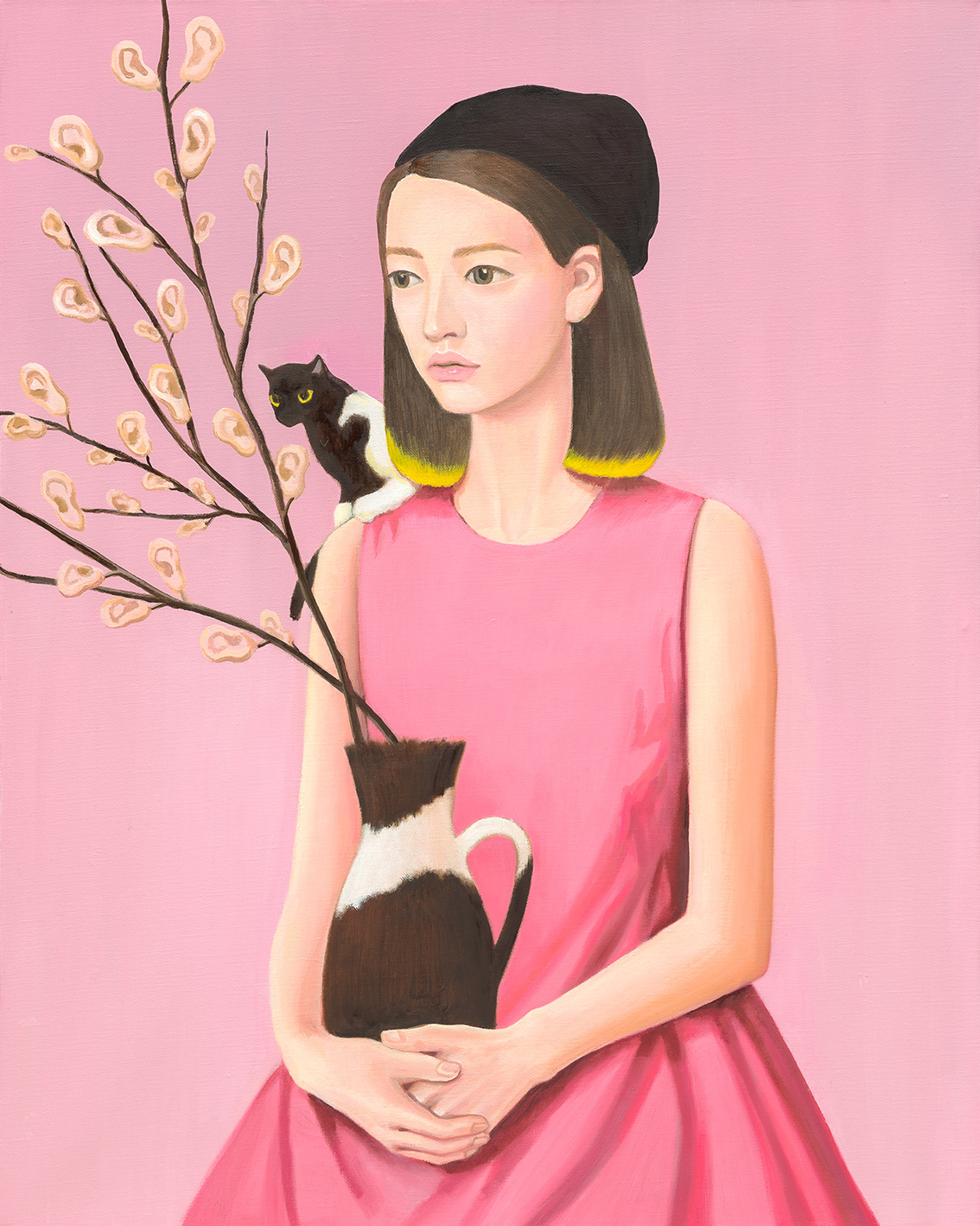 Pink, oil on linen, 90.9x72.7cm, 2026